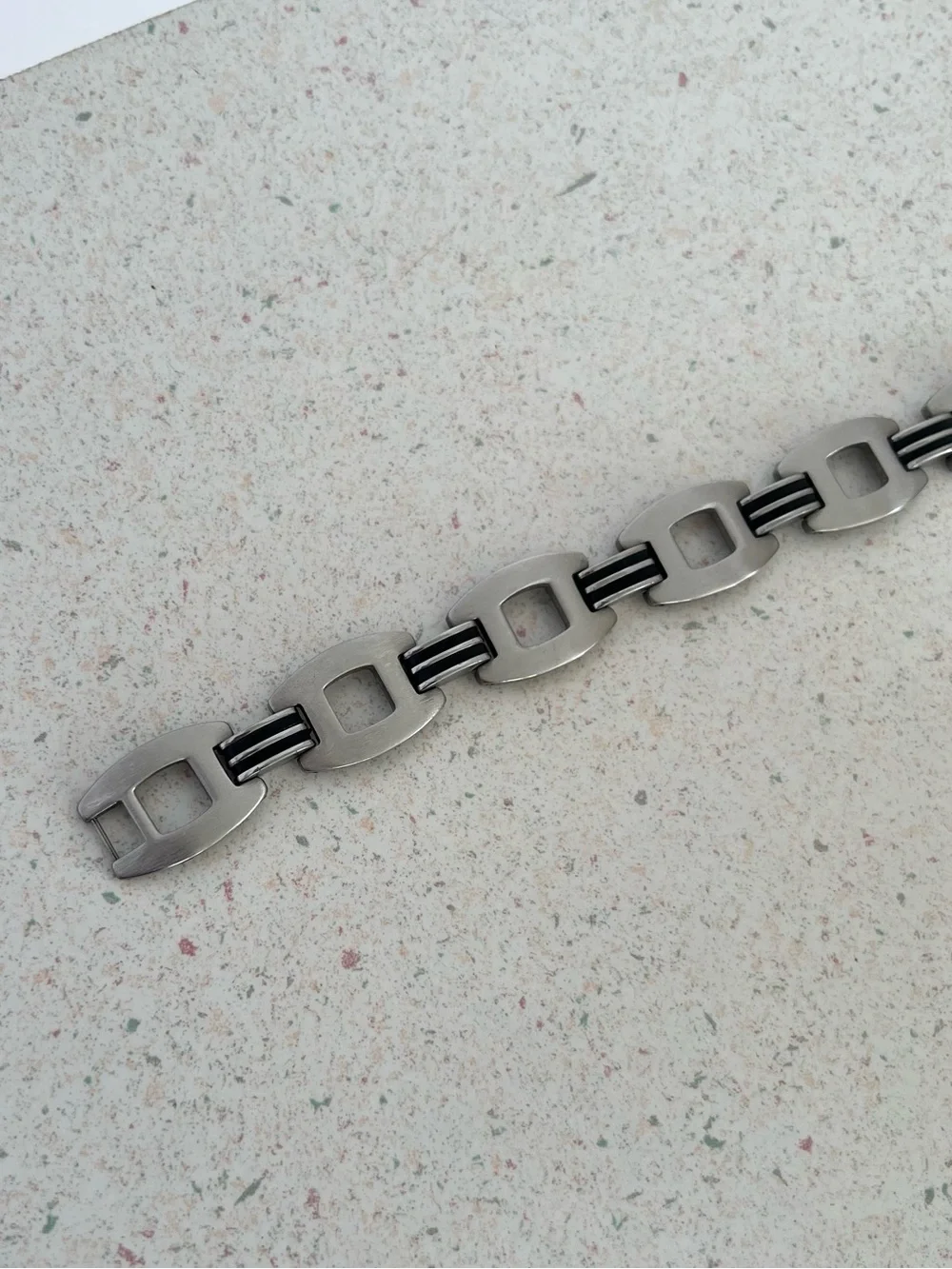 Men’s 8.5” Stainless Steel Heavy Link Bracelet